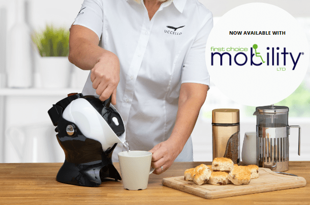 Uccello Kettle and First Choice Mobility UK