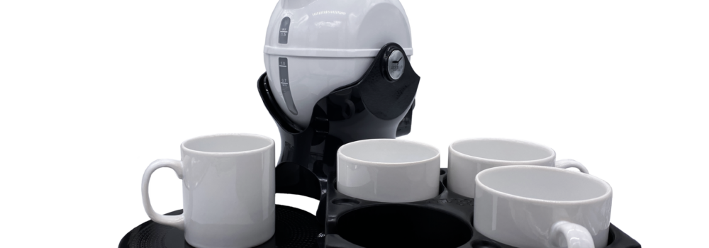 Uccello Kettle, the Uccello Grip Mat and Muggi Cup Holder