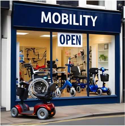 Mobility Shop window (Photo Cred - Canva)